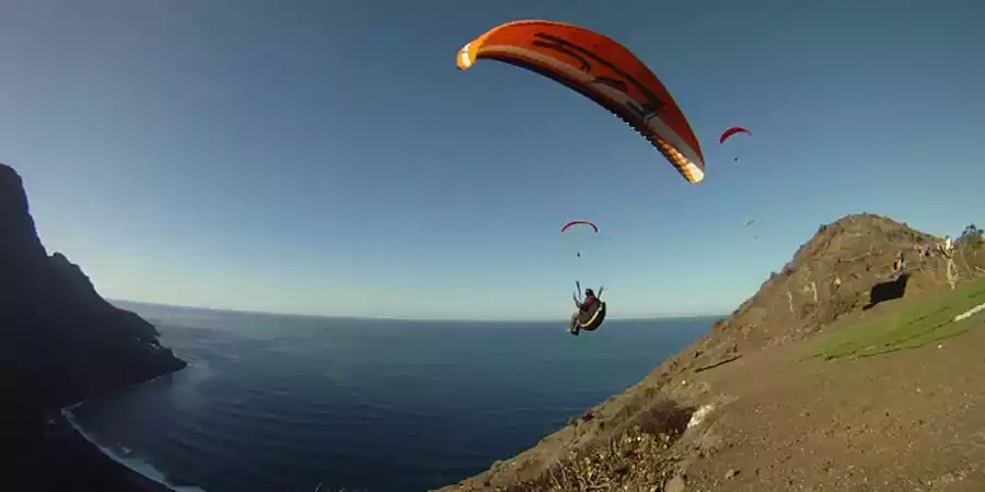 Parapente y ala delta en La Gomera